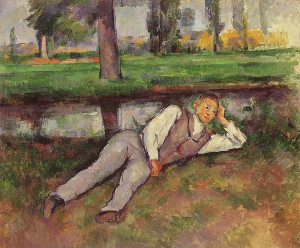Paul Cézanne, Boy Resting, c.1887 (oil on canvas)