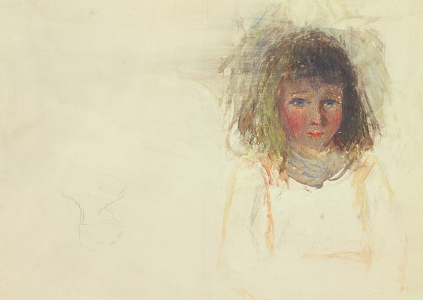 Camille Pissarro, The Artist's Son Georges, c.1880 (w/c & graphite on heavy wove paper)