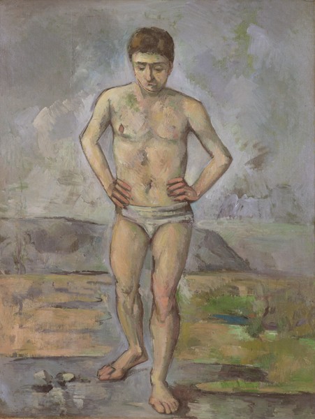 Paul Cézanne, The Bather, c.1885 (oil on canvas)
