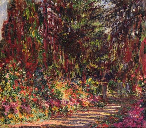Claude Monet, The Garden Path at Giverny, 1902 (oil on canvas)