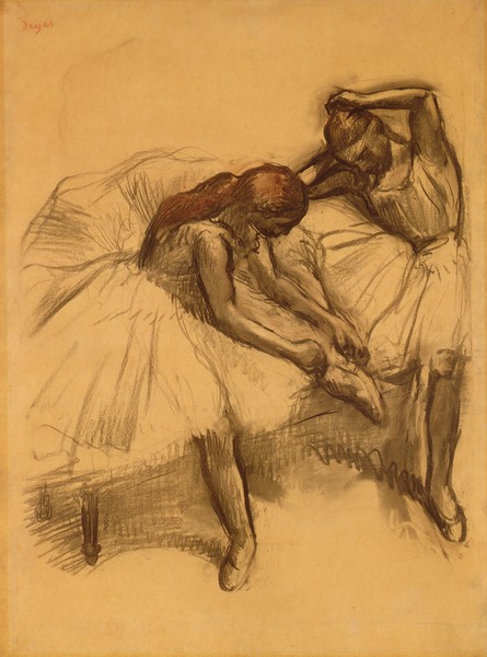 Edgar Degas, Two Dancers, 1905 (pastel on paper)