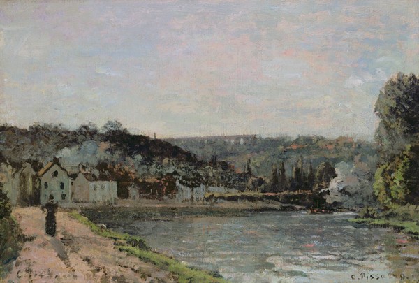 Camille Pissarro, The Seine at Bougival, 1871