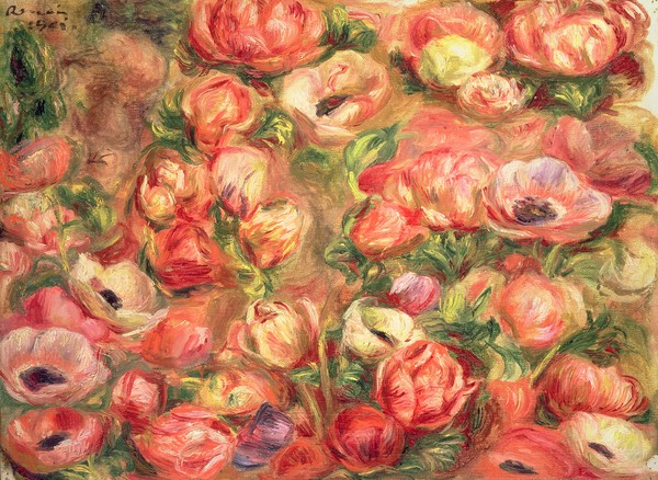 Pierre-Auguste Renoir, Bed of anemones, 1901