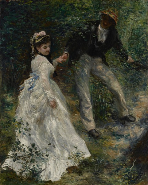 Pierre-Auguste Renoir, La Promenade, 1870 (oil on canvas)