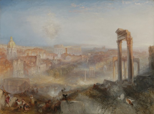 Joseph Mallord William Turner, Modern Rome, Campo Vaccino, 1839 (oil on canvas)
