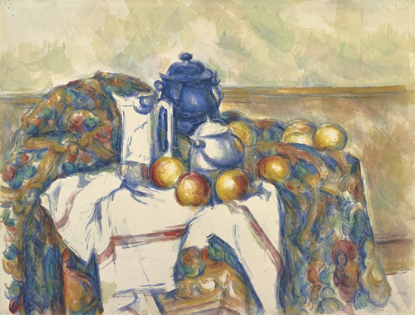 Paul Cézanne, Still Life with Blue Pot, c.1900 (watercolour over graphite)