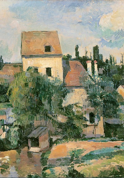 Paul Cézanne, Moulin de la Couleuvre at Pontoise, 1881 (oil on canvas) (detail of 1109269)