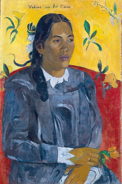 Paul Gauguin, Vahine No Te Tiare (Woman with a Flower), 1891 (oil on canvas)