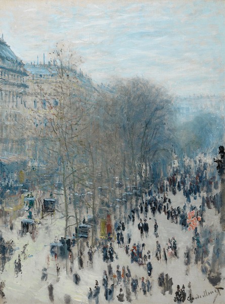 Claude Monet, Boulevard des Capucines, 1873-4 (oil on canvas)