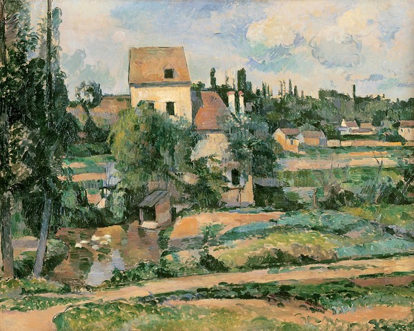 Paul Cézanne, Moulin de la Couleuvre at Pontoise, 1881 (oil on canvas)