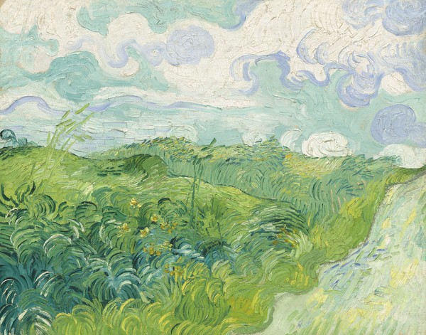 Vincent van Gogh, Green Wheat Fields, Auvers, 1890 (oil on canvas)