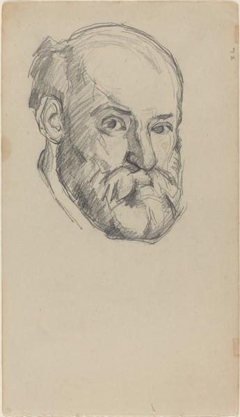 Paul Cézanne, Self-Portait, c.1880-2 (graphite on wove paper)