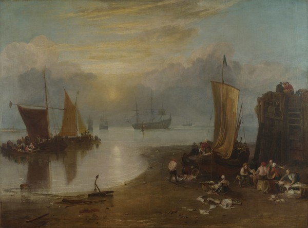 Joseph Mallord William Turner, Sun Rising Through Vapour, c.1807 (oil on canvas)