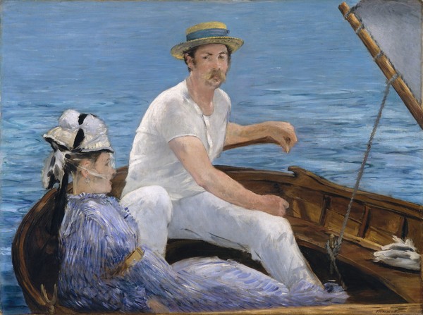 Edouard Manet, Boating, 1874 (Oil on canvas)