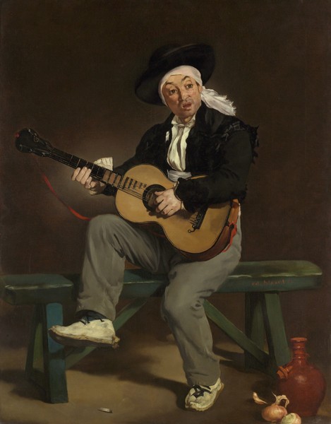 Edouard Manet, The Spanish Singer, 1860 (oil on canvas)