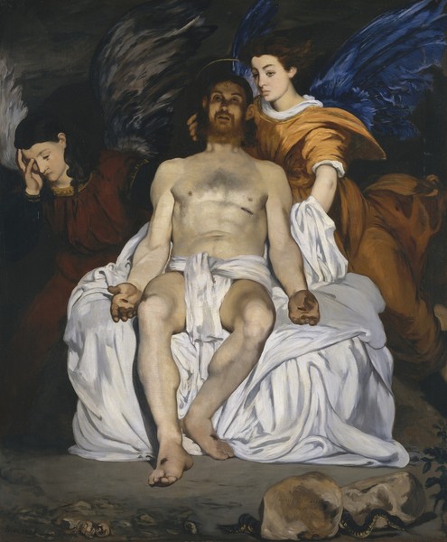 Edouard Manet, The Dead Christ with Angels, 1864 (oil on canvas)