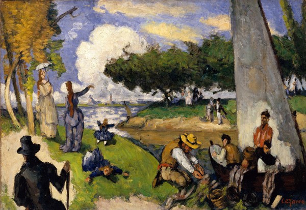 Paul Cézanne, The Fishermen (Fantastic Scene), c.1875 (oil on canvas)