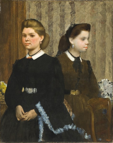 Edgar Degas, The Bellelli Sisters (Giovanna and Giuliana Bellelli), 1865-6 (oil on canvas)
