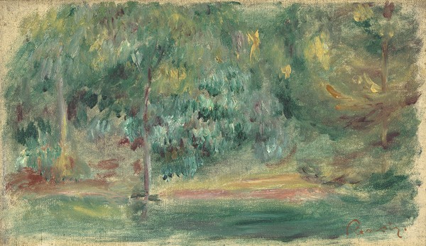 Pierre-Auguste Renoir, Paysage, c.1860-80 (oil on canvas)