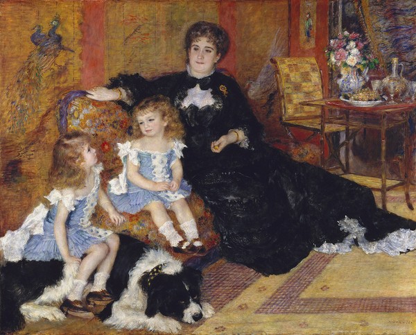 Pierre-Auguste Renoir, Madame Georges Charpentier and her Children, 1878 (oil on canvas)