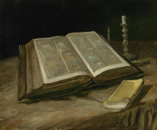 Vincent van Gogh, Still Life with Bible, 1885 (oil on canvas)