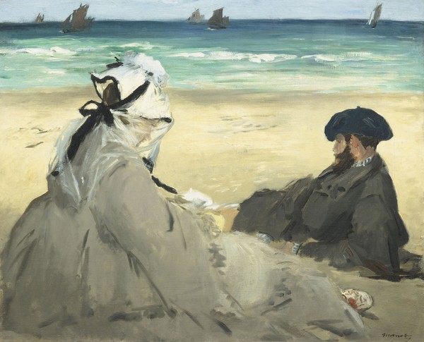 Edouard Manet, On the Beach, 1873 (oil on canvas)