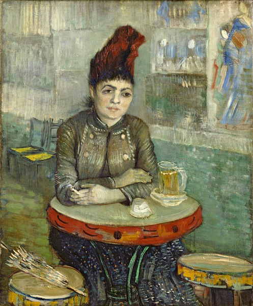 Vincent van Gogh, Woman in the 'Cafe Tambourin', 1887 (oil on canvas)