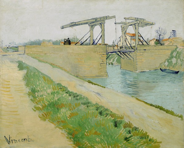 Vincent van Gogh, The Langlois Bridge, March 1888 (oil on canvas)
