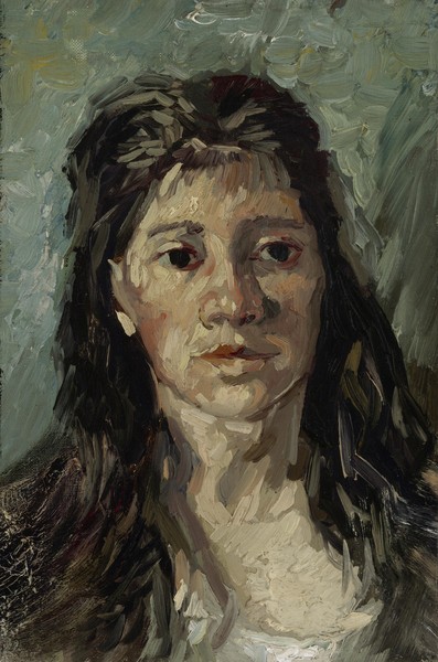 Vincent van Gogh, Head of a prostitute, 1885 (oil on canvas)