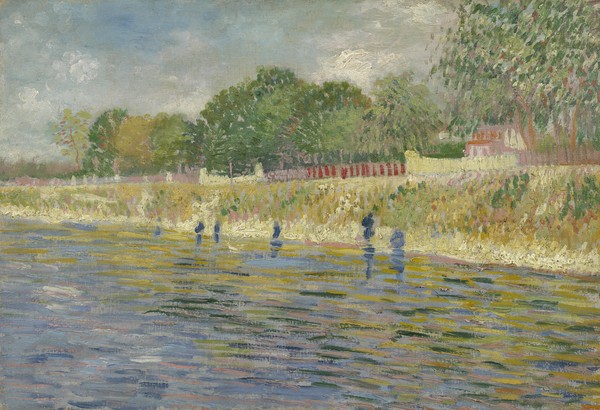 Vincent van Gogh, Bank of the Seine, 1887 (oil on canvas)