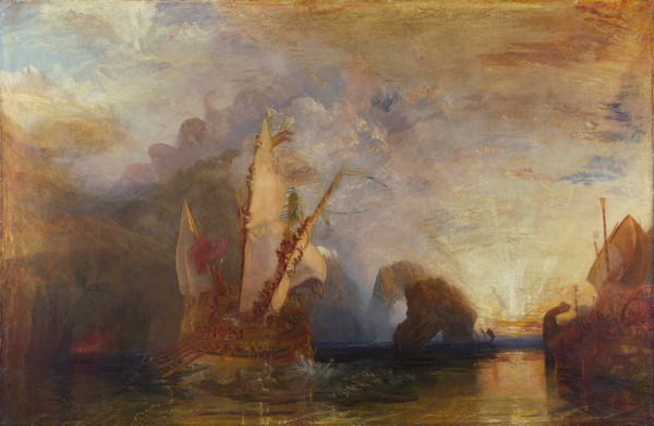 Joseph Mallord William Turner, Ulysses Deriding Polyphemus, 1829 (oil on canvas)