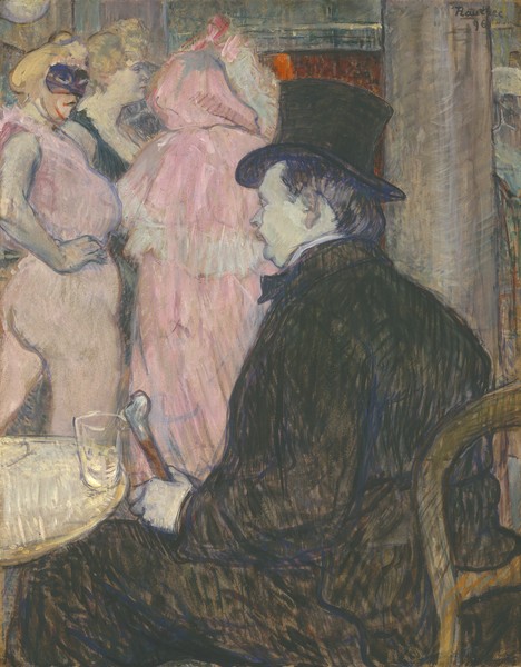 Henri de Toulouse-Lautrec, Maxime Dethomas, 1896 (oil on cardboard)