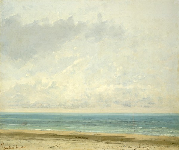 Gustave Courbet, Calm Sea, 1866 (oil on canvas)