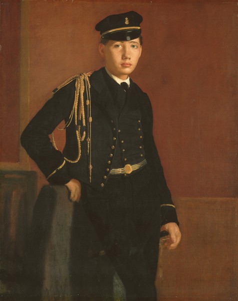 Edgar Degas, Achille De Gas in the Uniform of a Cadet, 1856-7 (oil on canvas)