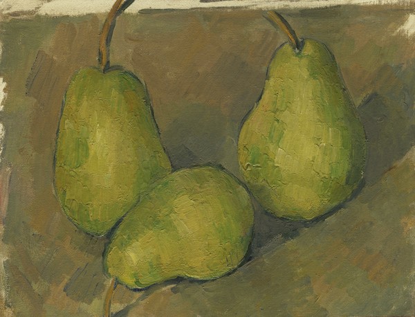Paul Cézanne, Three Pears, 1878-9 (oil on canvas)