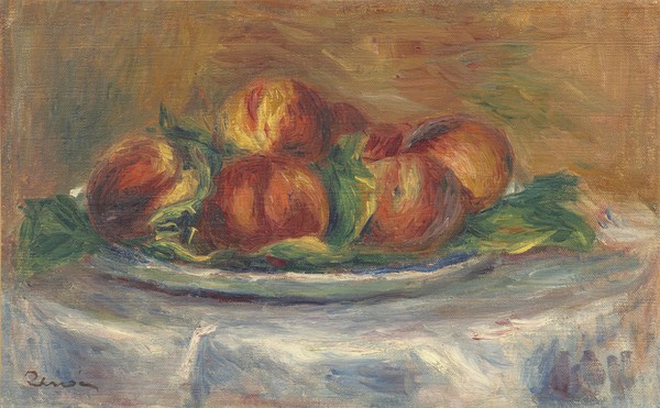 Pierre-Auguste Renoir, Peaches on a Plate, 1902-5 (oil on canvas)