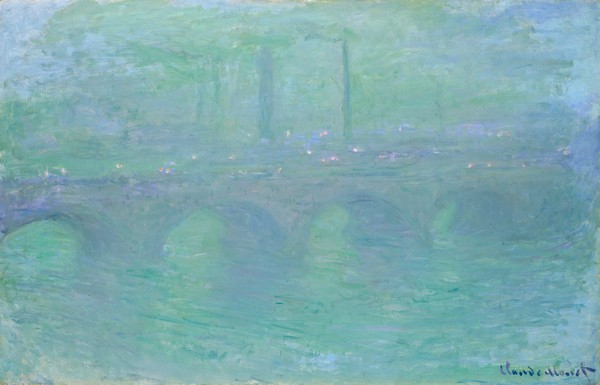 Claude Monet, Waterloo Bridge at Dusk, 1904 (oil on canvas)