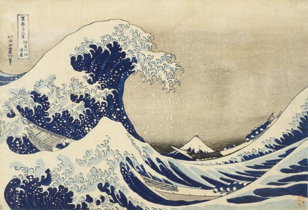 Katsushika Hokusai, The Great Wave off Kanagawa, c.1830 (woodblock print)