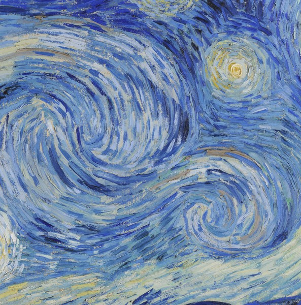 Vincent van Gogh, The Starry Night, June 1889 (oil on canvas) (detail of 702746)