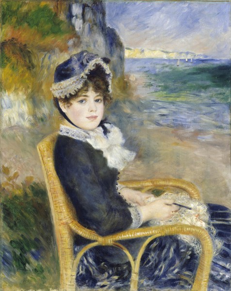 Pierre-Auguste Renoir, By the Seashore, 1883 (oil on canvas)