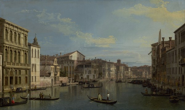 Canaletto, The Grand Canal in Venice from Palazzo Flangini to Campo San Marcuola, c.1738 (oil on canvas)