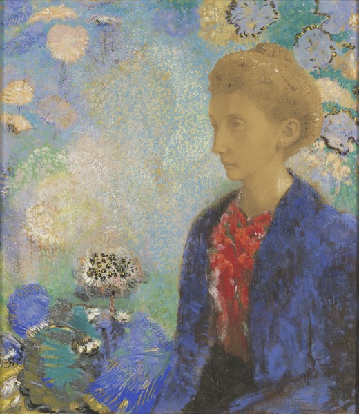 Odilon Redon, Baronne de Domecy, c.1900 (pastel and gouache)