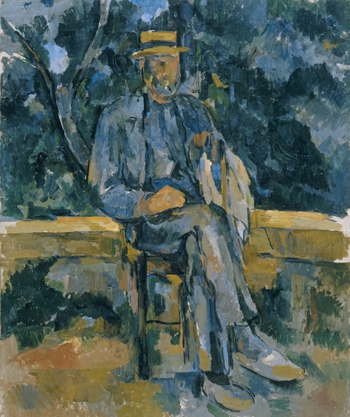 Paul Cézanne, Portrait of peasant, 1905-6 (oil on canvas)