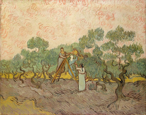 Vincent van Gogh, The Olive Pickers, Saint-Remy, 1889 (oil on canvas)
