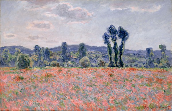 Claude Monet, Poppy Field, c.1890 (oil on canvas)