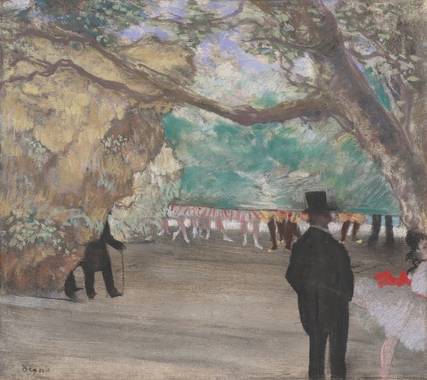 Edgar Degas, The Curtain, c.1880 (pastel over charcoal on laid paper mounted on board)