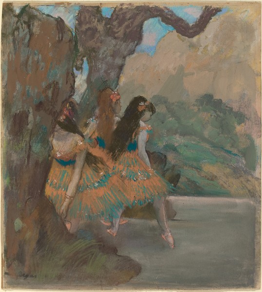 Edgar Degas, The Ballet Dancers, c.1877 (pastel and gouache over monotype)