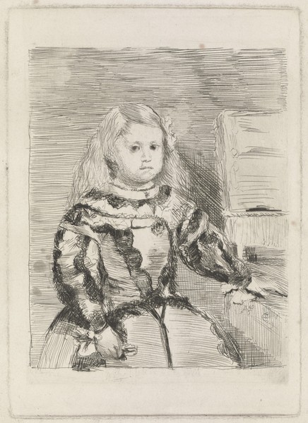 Edgar Degas, The Infanta Margarita, 1860-1 (etching and drypoint)