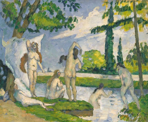 Paul Cézanne, Bathers, 1874-75 (oil on canvas)
