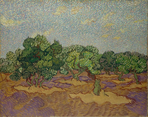 Vincent van Gogh, Olive Trees, 1889 (oil on canvas)